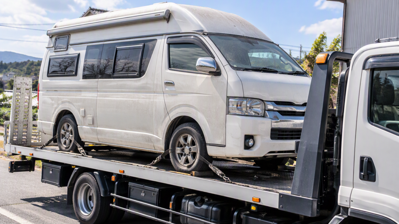 キャンピングカー買取 不動車