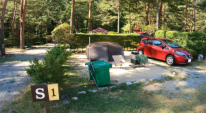岐阜県　高山市　奥飛騨　オートキャンプ