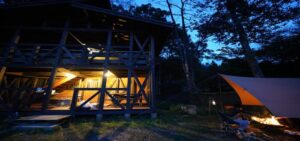 長野県白馬村キャンプ場