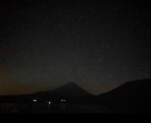 洪庵キャンプ場　山梨県　夜景